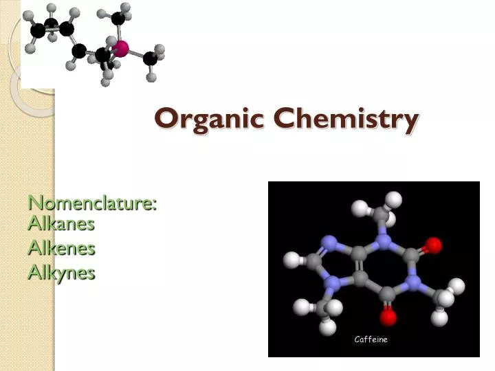 organic chemistry