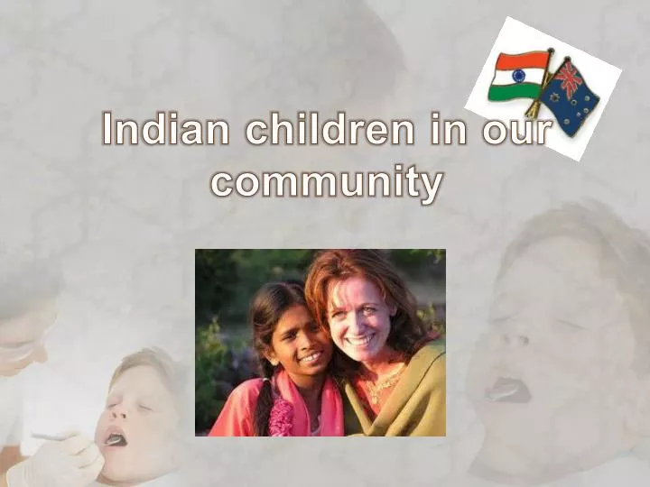 indian children in our community