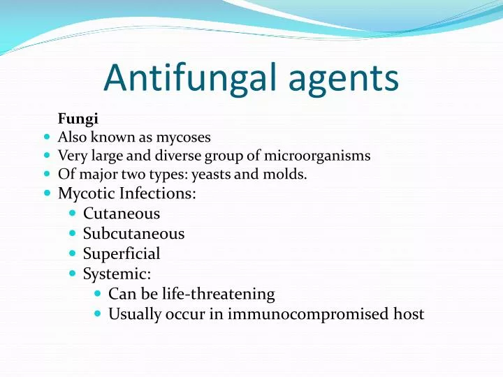 antifungal agents