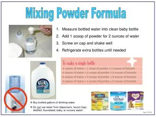 Mixing Powder Formula