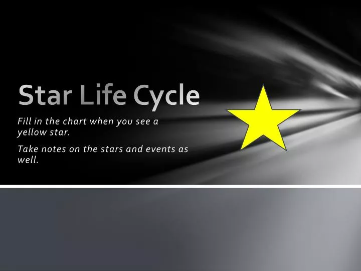 star life cycle