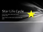 Star Life Cycle - slide 1