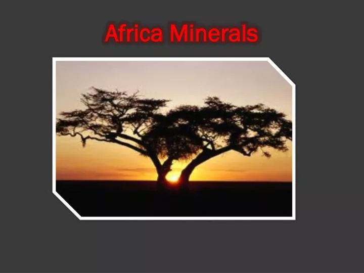 africa minerals