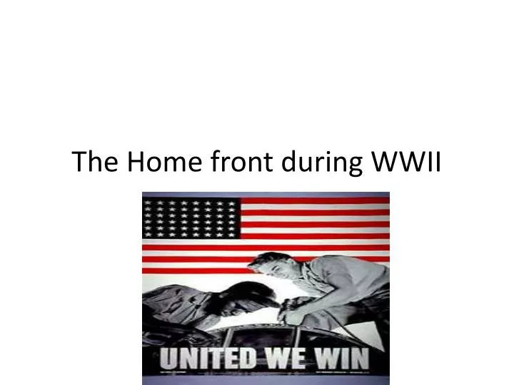 the home front during wwii