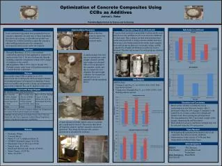 Optimization of Concrete Composites Using CCBs as Additives Joshua L. Baker