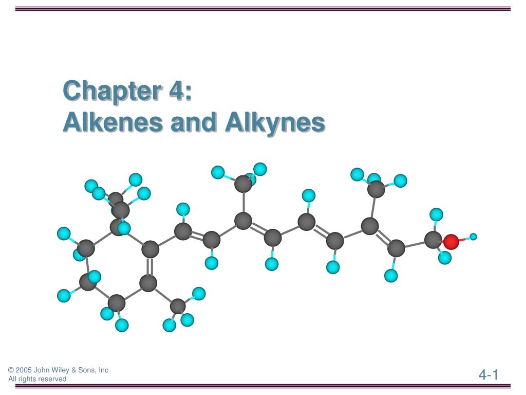 PPT - Chapter 4: Alkenes and Alkynes PowerPoint Presentation, free ...