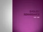 English Renaissance - slide 1