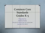 Understanding Common Core Standards: Empowering K-5 Education for Future Success - slide 1