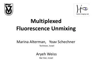 multiplexed fluorescence unmixing