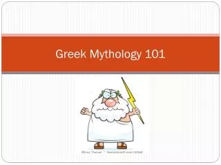 Greek Mythology 101