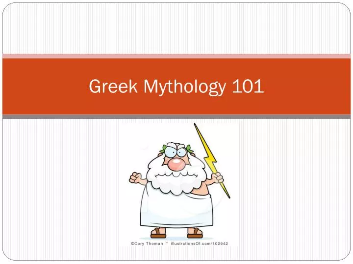 greek mythology 101