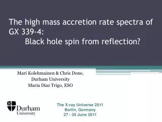 The high mass accretion rate spectra of GX 339-4: 	Black hole spin from reflection?
