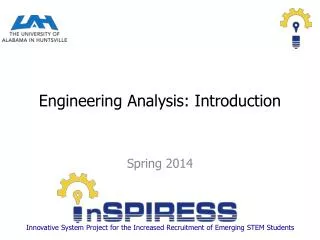 Engineering Analysis: Introduction