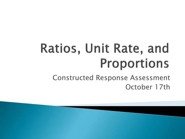 ratios unit rate and proportions