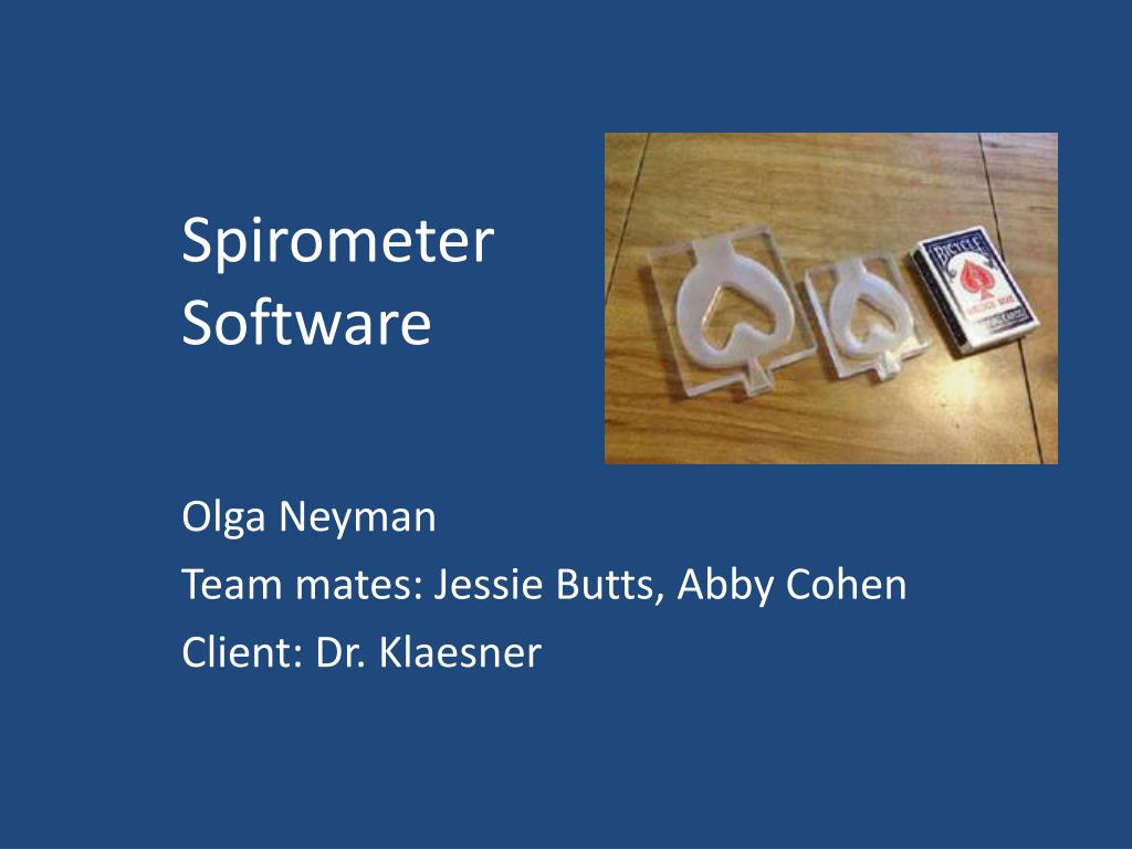 Spirometer Software Download PPT - Spirometer Software PowerPoint Presentation, free download - ID ...