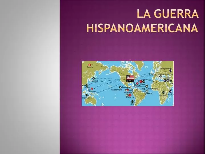 la guerra hispanoamericana