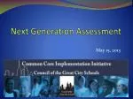 Next Generation Assessment - slide 1