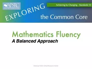 What is and why is math fluency important?