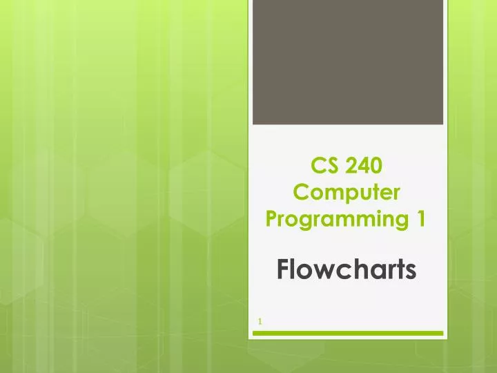 cs 240 computer programming 1