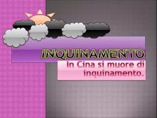 inquinamento