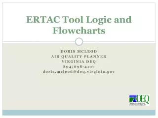 ERTAC Tool Logic and Flowcharts