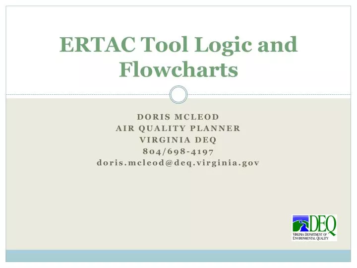 ertac tool logic and flowcharts
