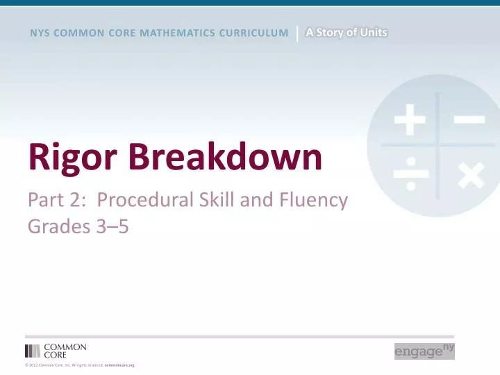 rigor breakdown