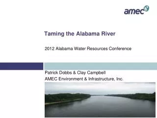taming the alabama river