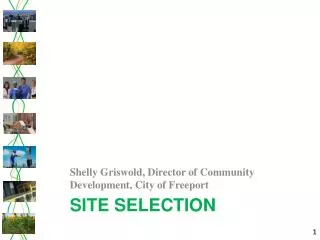 Site selection