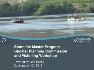 Shoreline Master Program Update: Planning Commission and Visioning Workshop