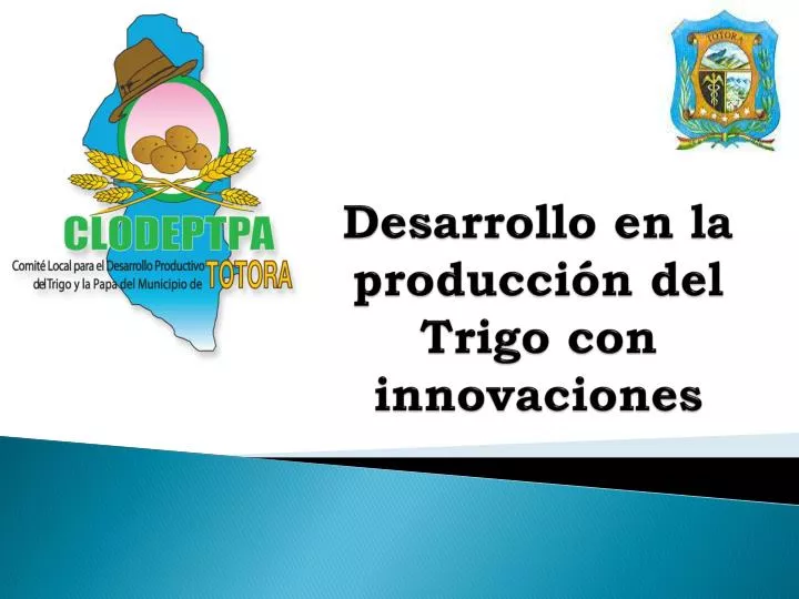 desarrollo en la producci n del trigo con innovaciones