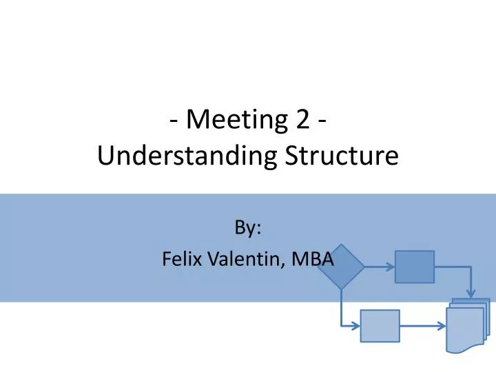meeting 2 understanding structure