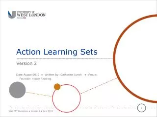 Action Learning Sets