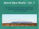 Brave New World – Ch. 7 - slide 1