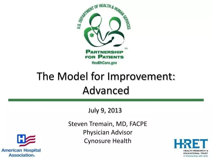 the model for improvement advanced