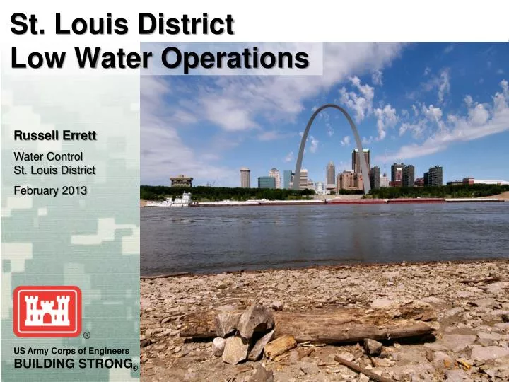 st louis district low water operations