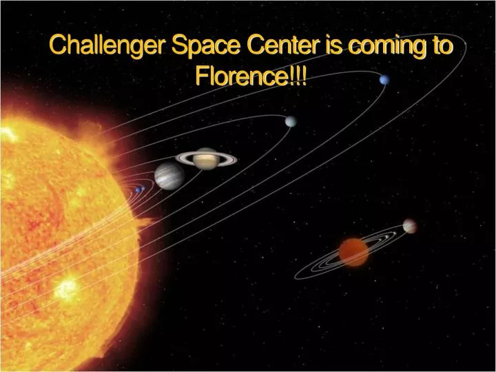 challenger space center is coming to florence