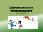 Introduction to Trigonometry - slide 1