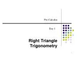 Right Triangle Trigonometry - slide 1