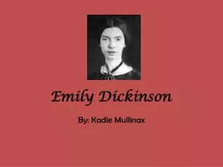emily dickinson