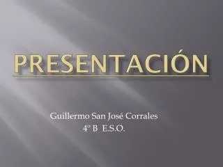 presentaci n