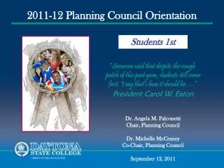 2011-12 Planning Council Orientation