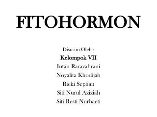 fitohormon