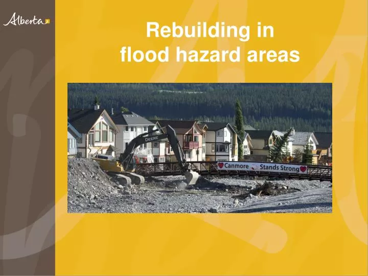 rebuilding in flood hazard areas