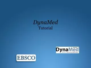 dynamed tutorial