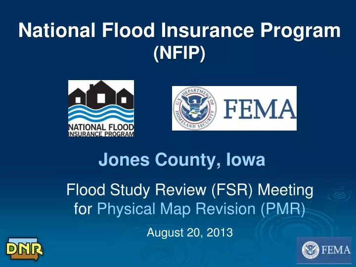 national flood insurance program nfip jones county iowa