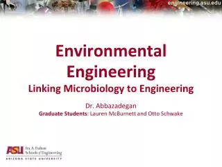Environmental Engineering Linking Microbiology to Engineering