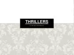 THRILLERS - slide 1