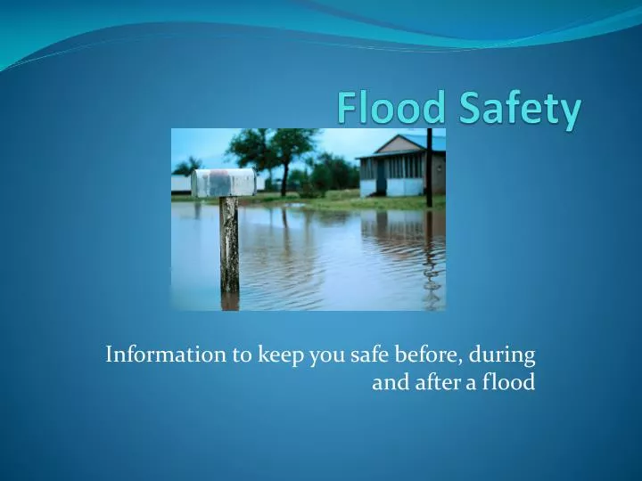 flood safety