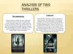 Unraveling Identity: A Psychological Thriller Analysis - slide 1